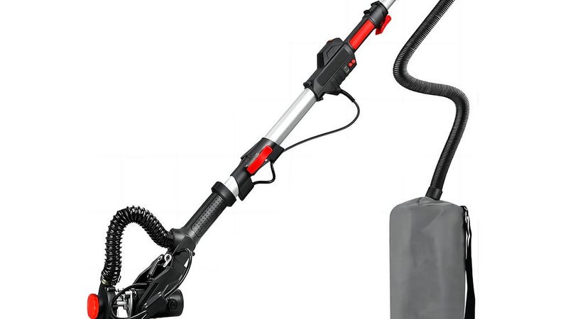 DRYWALL EXTENDABLE SANDER 900watt auto vac system- LED lights No Vac Needed Carousel 8