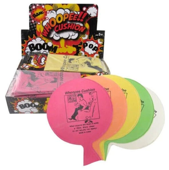 Whoopee Cushion Classic Fart Balloon Joke Prank Toy Party Bag Filler Inflatable Carousel 1