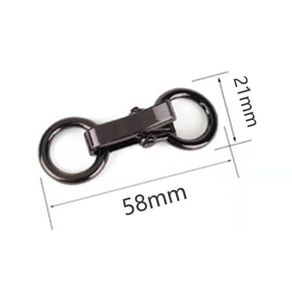 Zinc Alloy Cloak Clasp Removable Hardware Buckle Backpack Clothes Snap Fastener Carousel 2