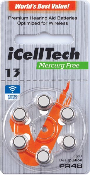 iCellTech 13 Hearing Aid Batteries x 60 Carousel 1