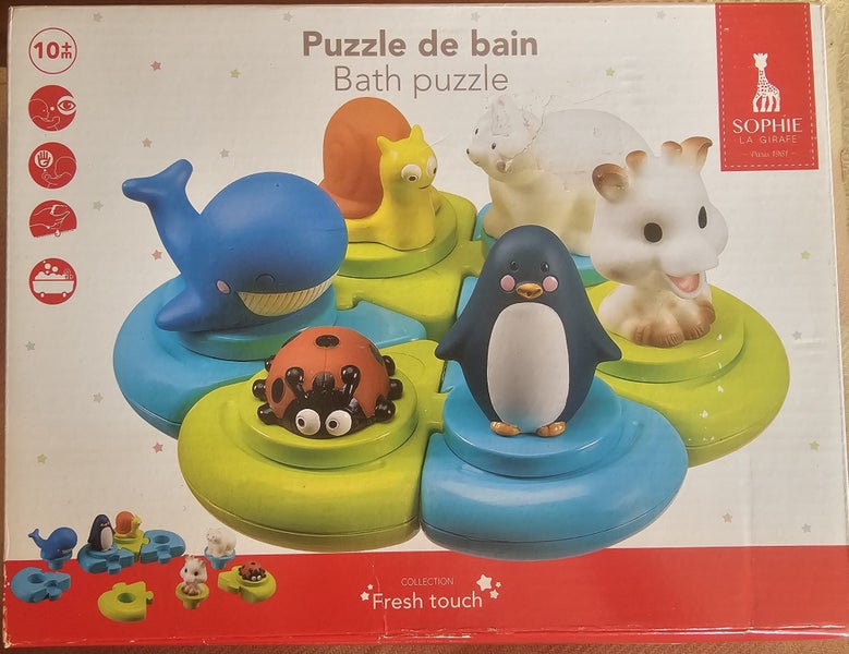 Sophie the Giraffe Bath Puzzle Carousel 1