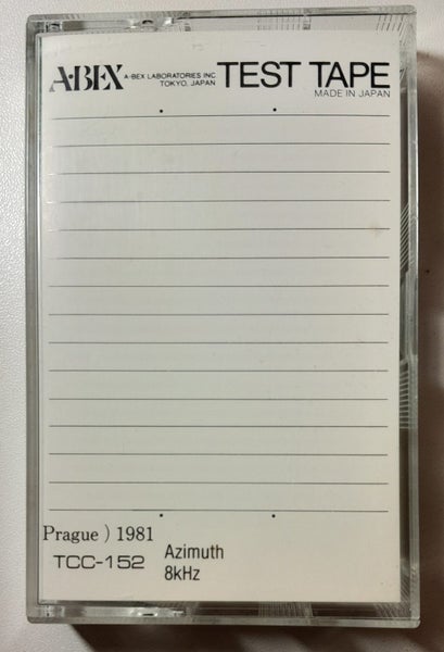 A·BEX / ABEX 8kHz Azimuth Test Cassette Tape TCC-152 (IEC Prague 1981) Carousel 3