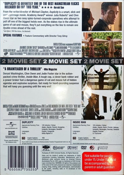 Duplicity / Inside Man Carousel 2