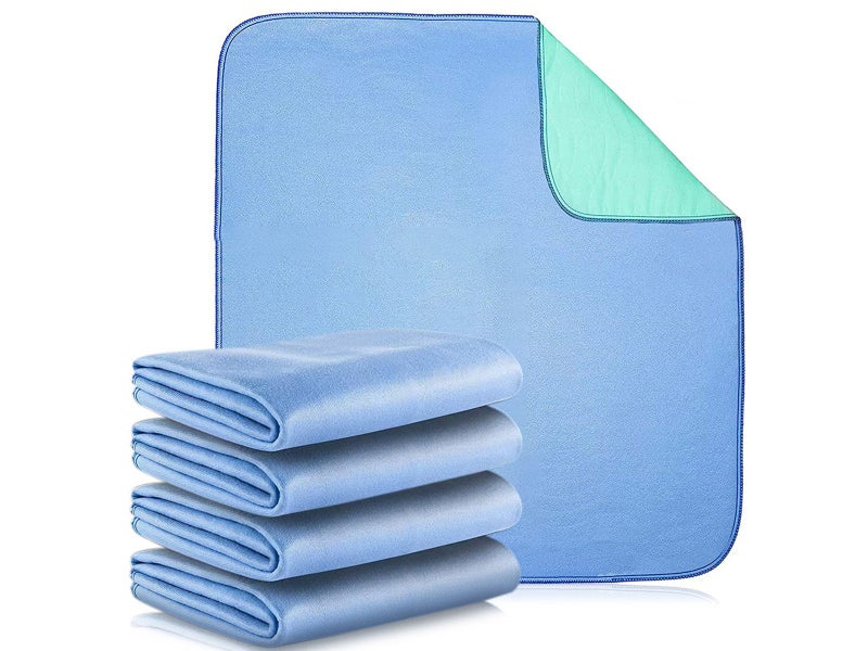 5Pcs Bed Pad Water-Resistant Protector Absorbent Incontinence Underpad S Carousel 1