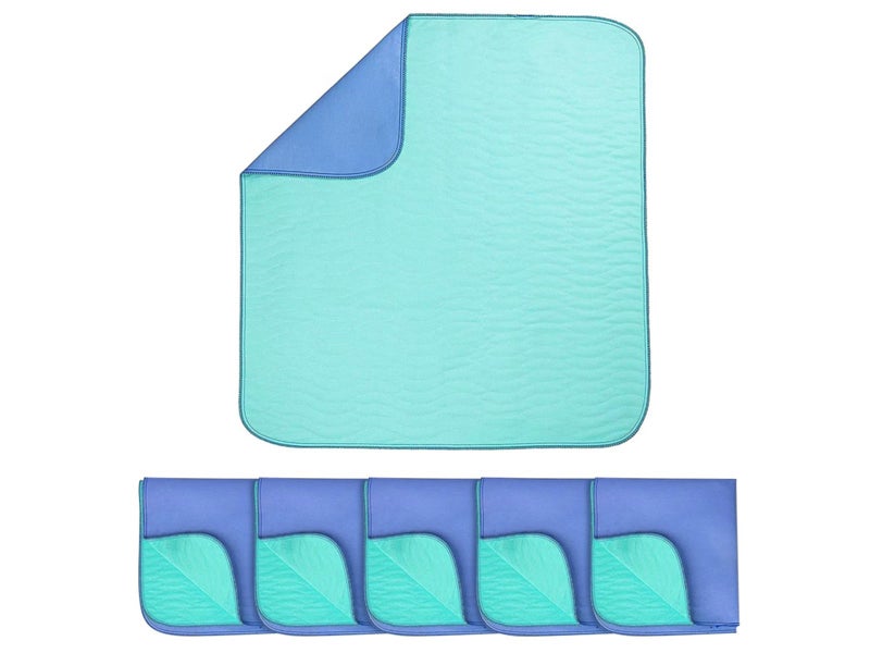 5Pcs Bed Pad Water-Resistant Protector Absorbent Incontinence Underpad L Carousel 6