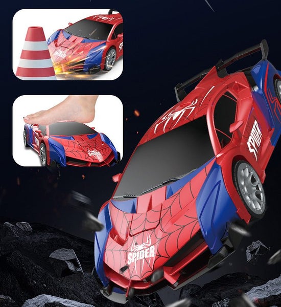 Remote Control Transforming Spider Car Toy for Kids & Collectors, Electric, Red Carousel 8