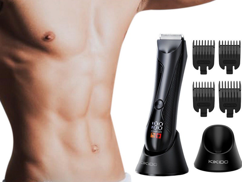 Electric Body Hair Trimmer For Men Body Shaver With LED Display Carousel 1