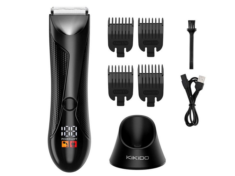 Electric Body Hair Trimmer For Men Body Shaver With LED Display Carousel 8