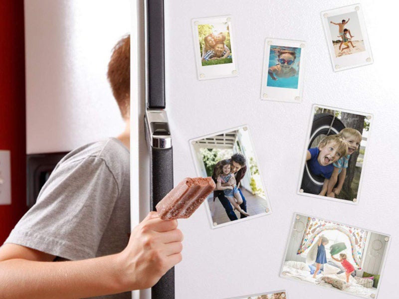 5Pcs Blank Clear Acrylic Fridge Magnet Frame Photo Picture Frame Carousel 2