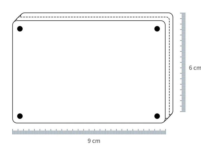 5Pcs Blank Clear Acrylic Fridge Magnet Frame Photo Picture Frame Carousel 10