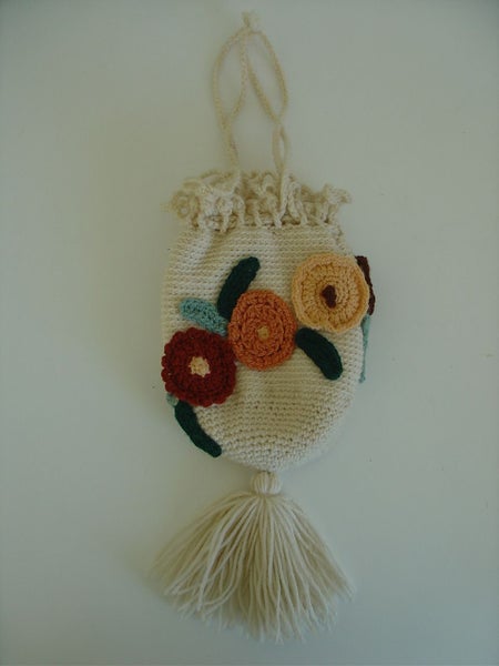 Vintage Craft Made Knitted Purse Carousel 1