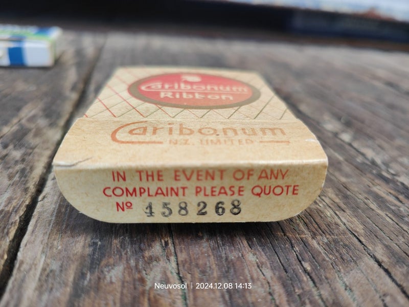 Unused Vintage 18mm Typewriter Ribbon No.25 Blue Heavily Inked - Use with Mafi ! Carousel 2