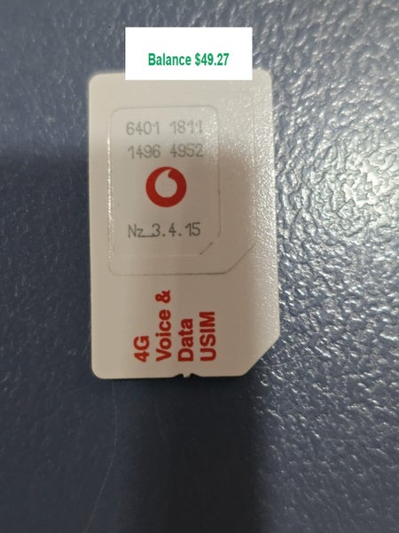 Vodafone ONE NZ Sim Card with $49.27 Credit Carousel 1