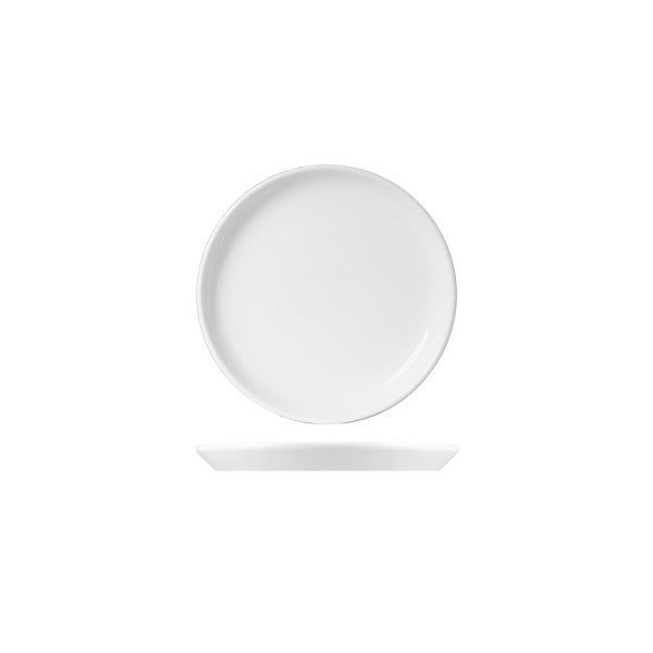 Royal Porcelain White Album Round Flared Coupe Plate 24cm Carousel 1