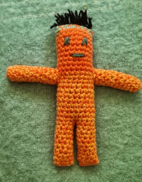 Hand crochet Dammit Doll Carousel 2