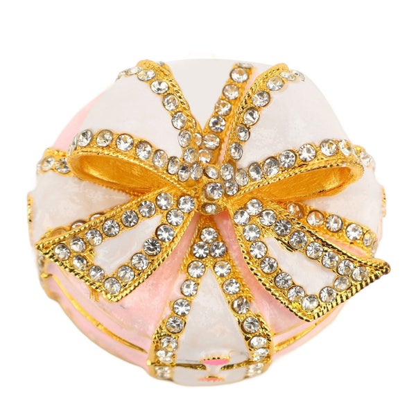 bow knot trinket box bow knot jewelry box hinged bow knot jewelry box bow bling Carousel 8