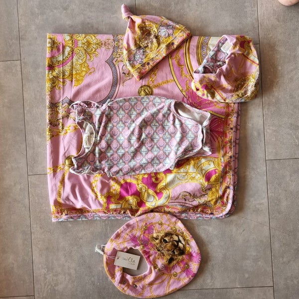 Milla by camilla wrap blanket and hat worn once Carousel 2