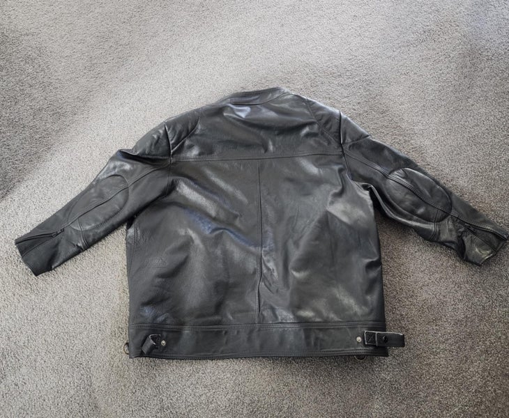 Women's Leather Motor Bike Jacket size 2XL like new Carousel 2