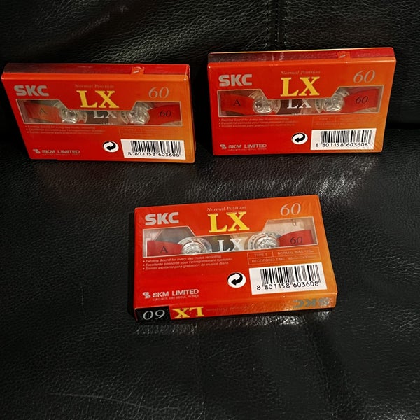3 x SKC 60 MINUTE TAPES Carousel 2