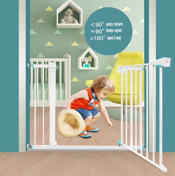 Baby Safety Gate, Baby Gate 103 - 112cm Adjustable Carousel 2