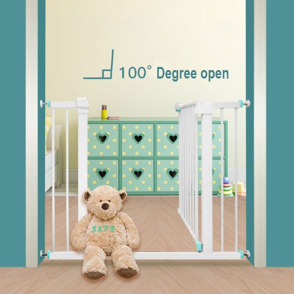 Baby Safety Gate, Baby Gate 103 - 112cm Adjustable Carousel 4