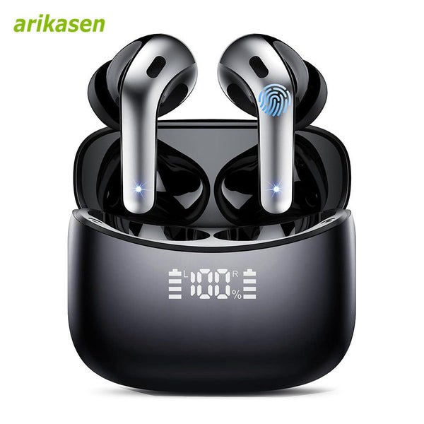 Wireless Bluetooth Earbuds Headphones 52 Hrs Playtime IPX7 Waterproof 4 Mic C... Carousel 2