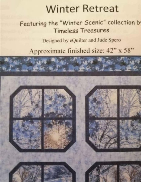 Winter Retreat Quilt Kit Carousel 5