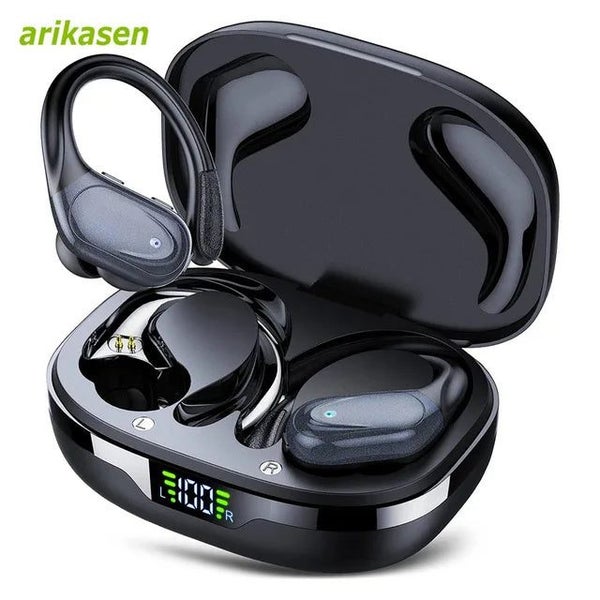 Wireless Earbuds Sport Bluetooth 5.3 Headphones with Noise Cancelg Mic 75H Hi... Carousel 1