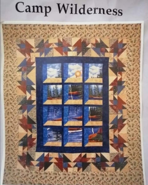 Flannel Fabric Quilt Kit Carousel 1