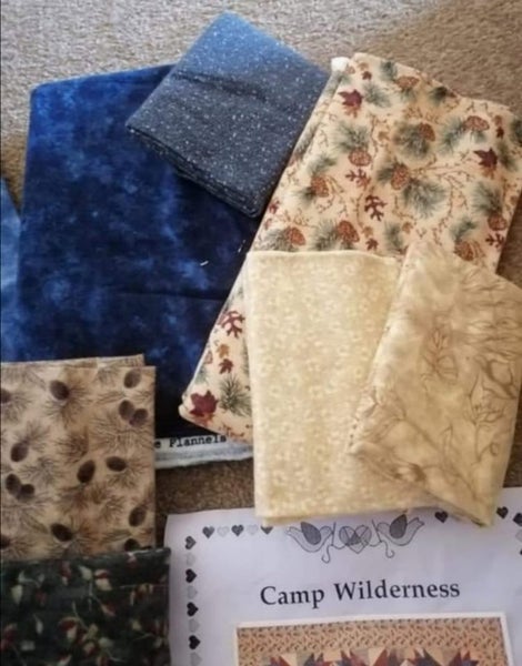Flannel Fabric Quilt Kit Carousel 3
