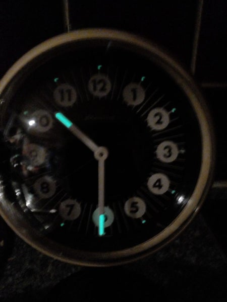 ***VINTAGE BLESSING TULIP FOOT ALARM CLOCK** Carousel 2