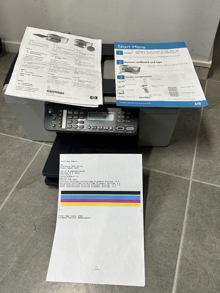 HP 5610 officejet all in one printer/scanner/fax Carousel 4