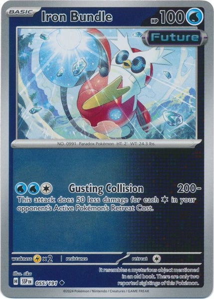 Surging Sparks - Iron Bundle - 055/191 - Uncommon Reverse Holo Carousel 1