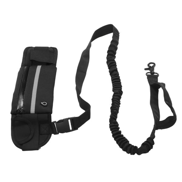 waist dog running leash dog running leash belt bag running leash for dogs pet Carousel 1