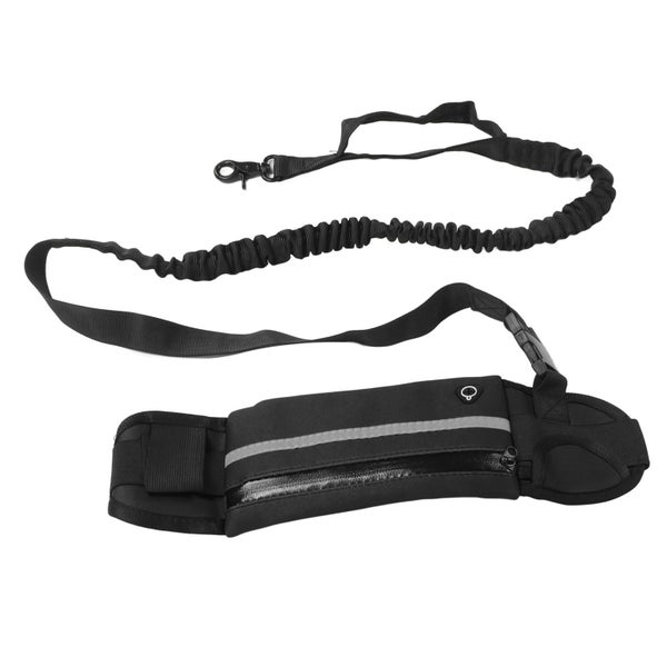 waist dog running leash dog running leash belt bag running leash for dogs pet Carousel 2