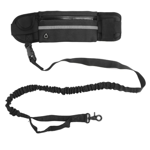 waist dog running leash dog running leash belt bag running leash for dogs pet Carousel 8