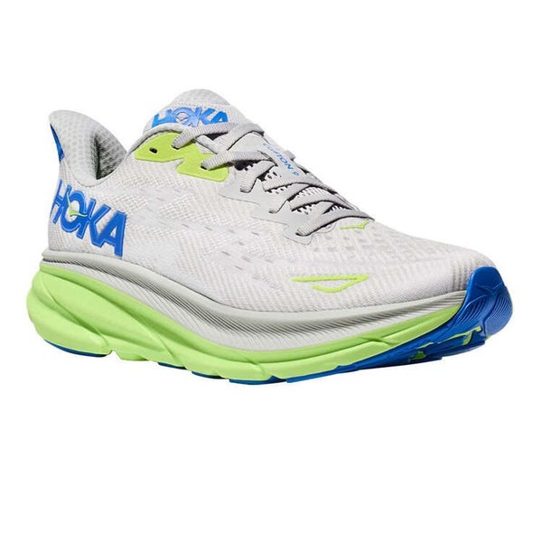 Hoka Clifton 9 Mens Running Shoes - White/Blue Carousel 1