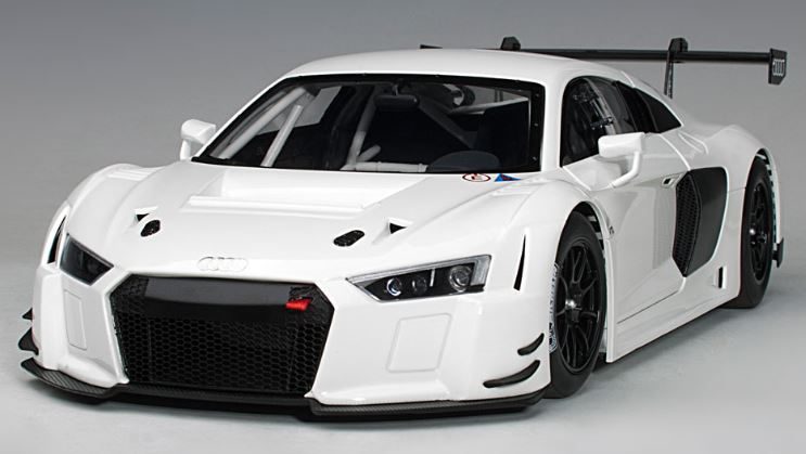 AUTOart 1:18 81602 Audi R8 LMS Plain Colour Version (White) Carousel 1