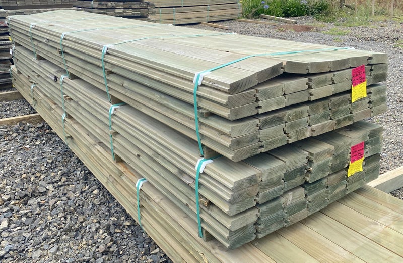 PINE, TG&V RETAINING, No2, 135 x 42mm, H4 TREATED - 176.4m - MBSO799961 Carousel 1