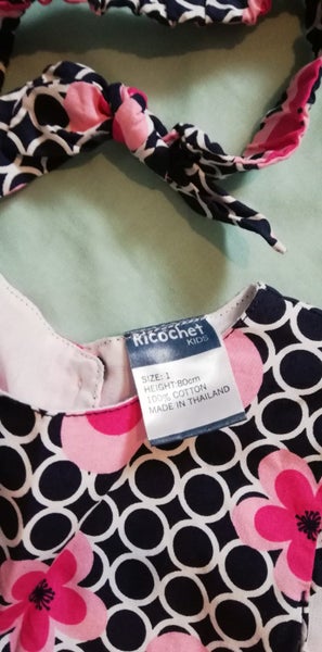Ricochet kids Dress with headband (Size 1) 80cm Carousel 2