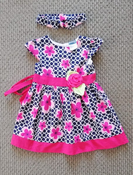 Ricochet kids Dress with headband (Size 1) 80cm Carousel 1