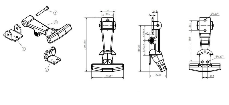 BONNET CATCH RUBBER Carousel 2