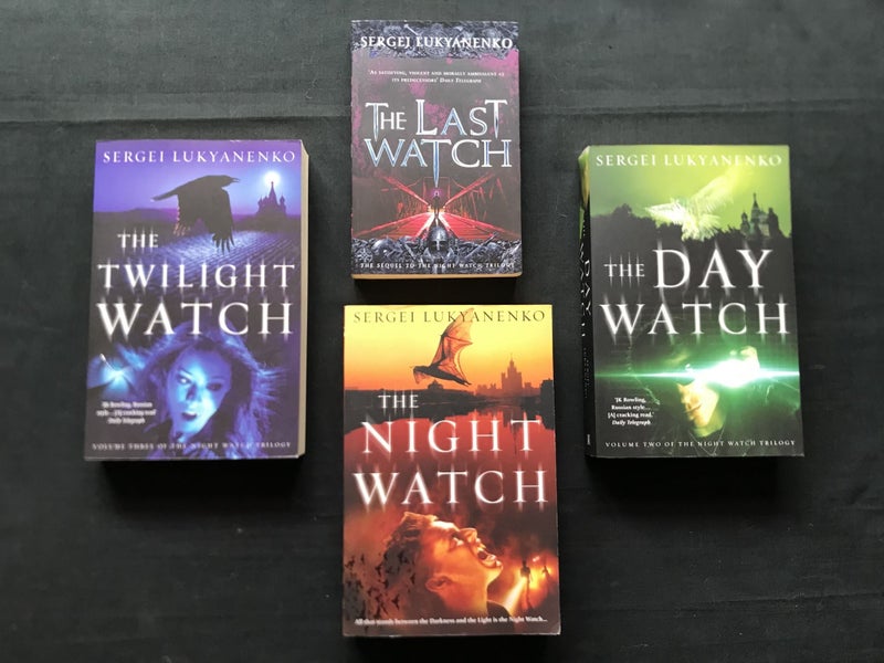 FOUR SERGEI LUKYANENKO 'NIGHT WATCH' BOOKS TOGETHER - AWESOME READING Carousel 1