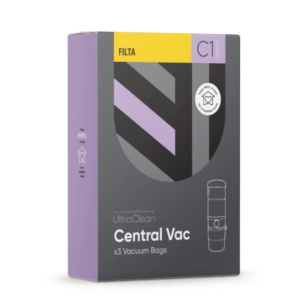 Central Vacuum Dust Bags Pack of 3 90805 Carousel 1