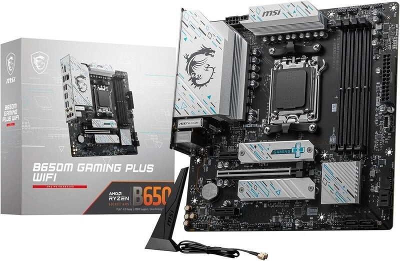 afterpay - MSI B650M GAMING Plus WIFI B650 DDR5 AMD AM5 Ryzen mATX Motherboard Carousel 2