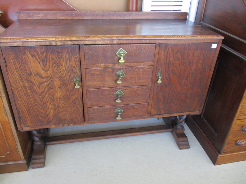 2361 VINTAGE OAK SIDEBOARD Carousel 1