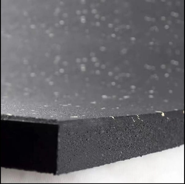 6 Pcs x 15mm Gym Flooring Rubber Mats 50 x 50cm 15mm Carousel 4