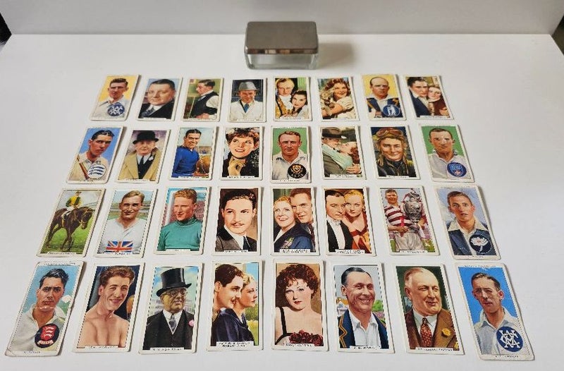 "The Don" Sir Don Bradman and 31 Other Famous Sporting & Movie Stars. Carousel 2