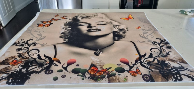 Marilyn Monroe Decoupage Paper Carousel 1