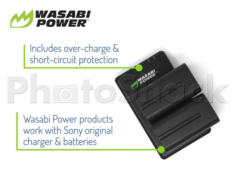 NP-F750 Battery for Sony & Blackmagic (2 Pack + USB Dual Charger) Carousel 2